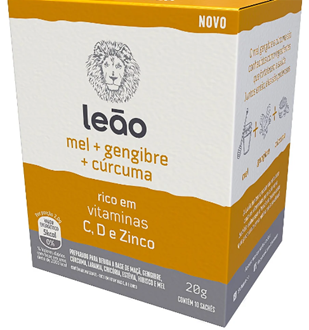 LEAO Honey + Ginger + Turmeric 12x20g